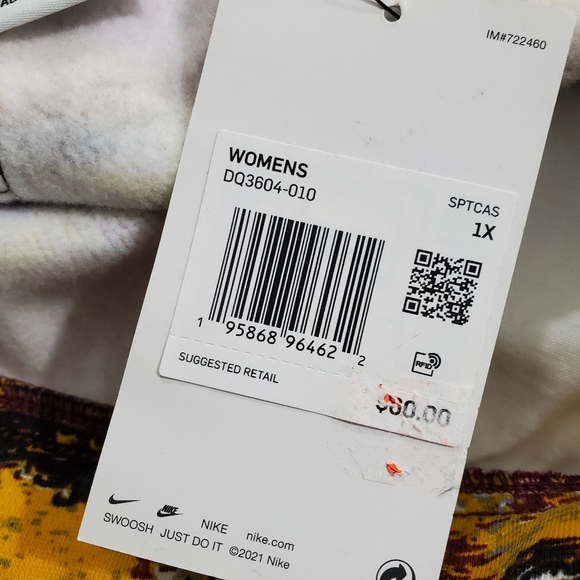 Nike Fleece Curve Sweatpants NWT Size 1X Street Wear Athletic Comfy Streetwear - Picture 12 of 14